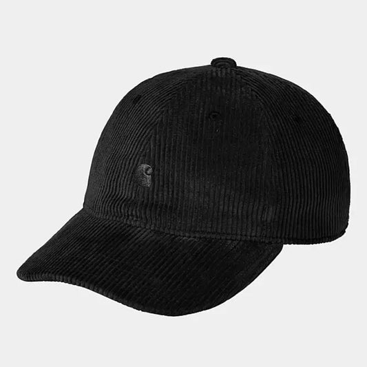 CARHARTT WIP HARLEM CORDUROY CAP (BLACK)
