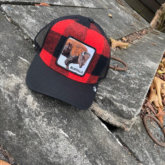 GOORIN BROS BUFFALO (BLACK/RED)