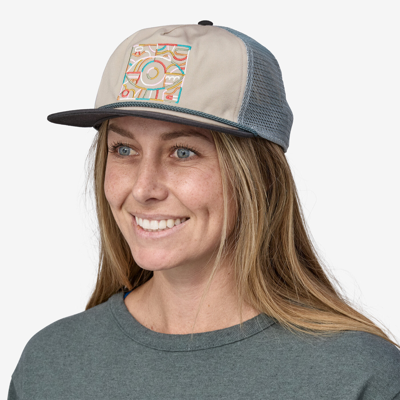 PATAGONIA AIRFARER HAT (LOSE IT LINES: PUMICE)