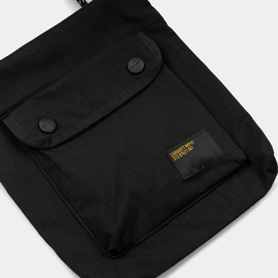 CARHARTT WIP HASTE STRAP BAG (BLACK)