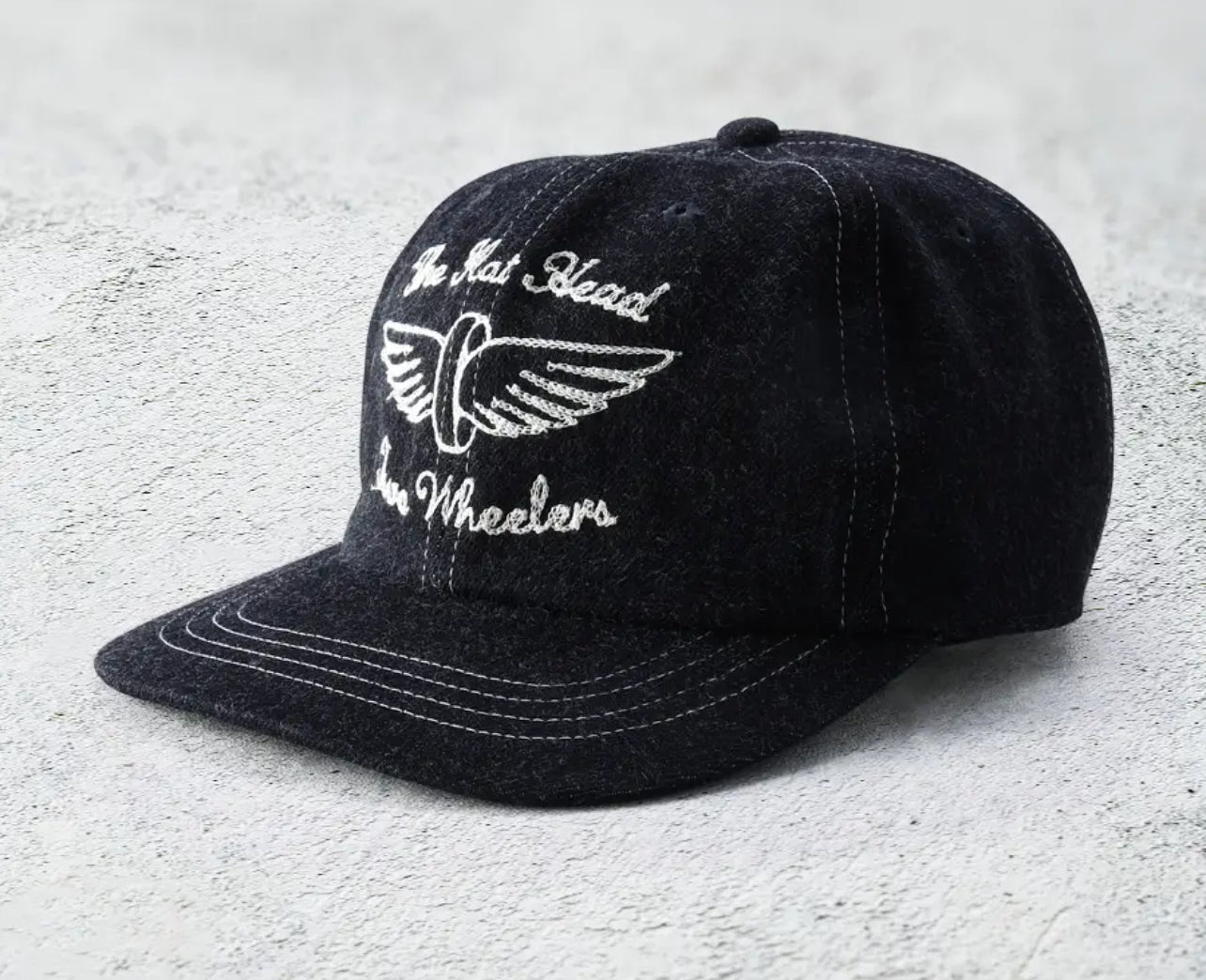 The Flat head cap indigo