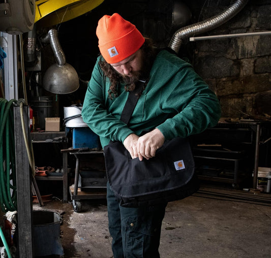 Carhartt Ripstop Messenger Bag, Durable Water-Resistant Messenger Work Bag