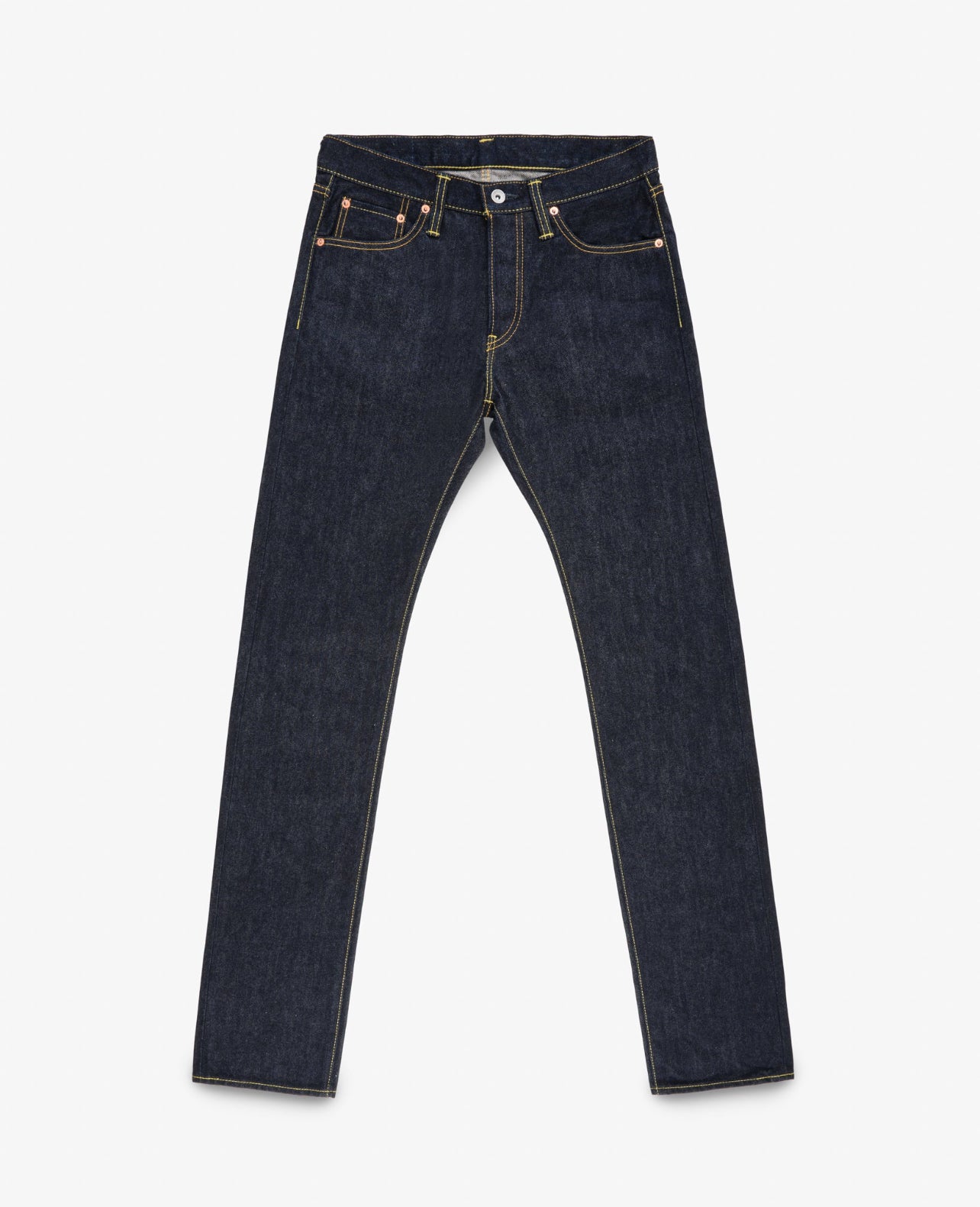 21oz Selvedge Denim Slim Straight Cut Jeans - Indigo (W38 ON TAG)