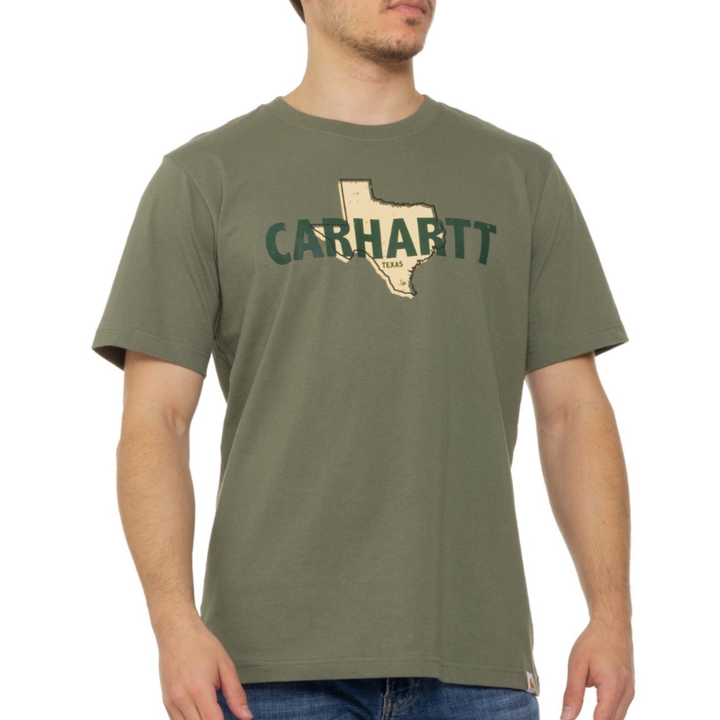 CARHARTT RELAXED FIT TEXAS GRAPHIC TSHIRT (DUSTY OLIVE)