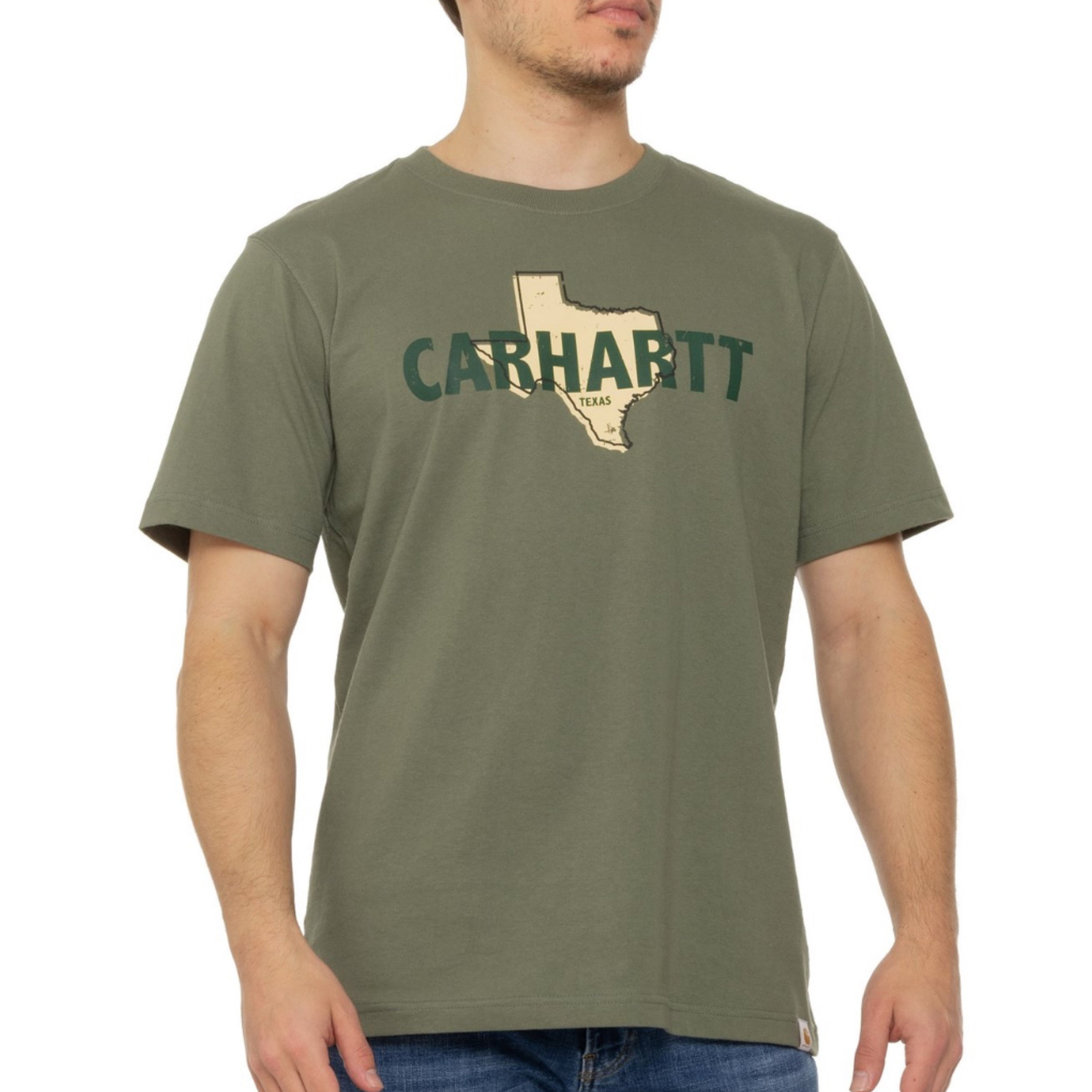 CARHARTT RELAXED FIT TEXAS GRAPHIC TSHIRT (DUSTY OLIVE)