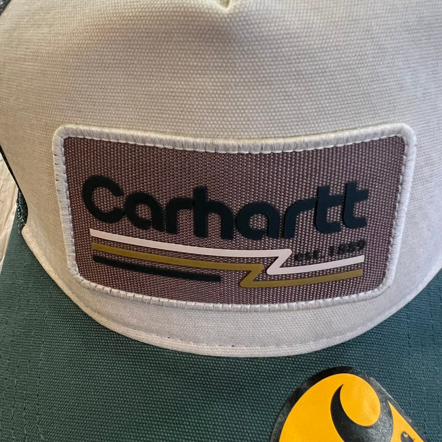 CARHARTT CANVAS MESHBACK 1889 PATCH CAP (FROSTED BALSAM)