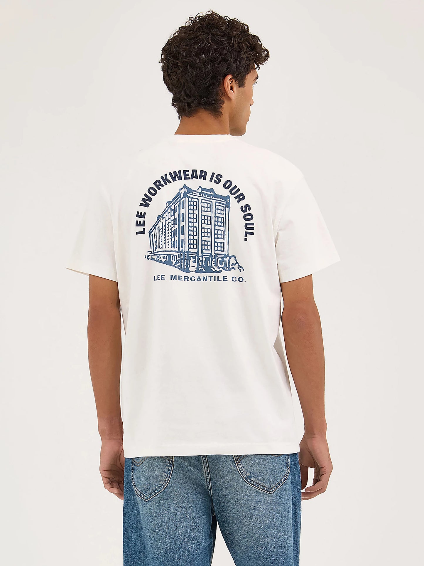 LEE MEN'S WORKWEAR MERCANTILE GRAPHIC TEE