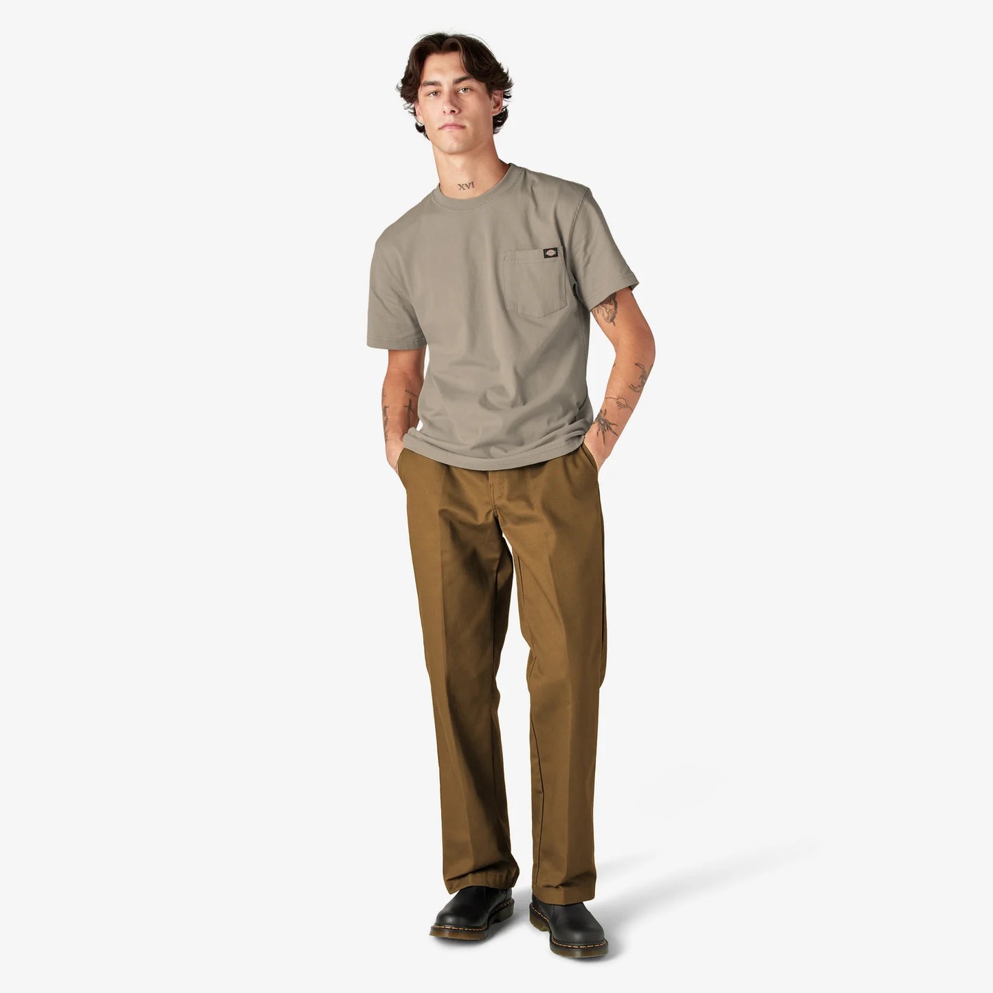 Dickies heavyweight pocket tee (DESERT SAND)