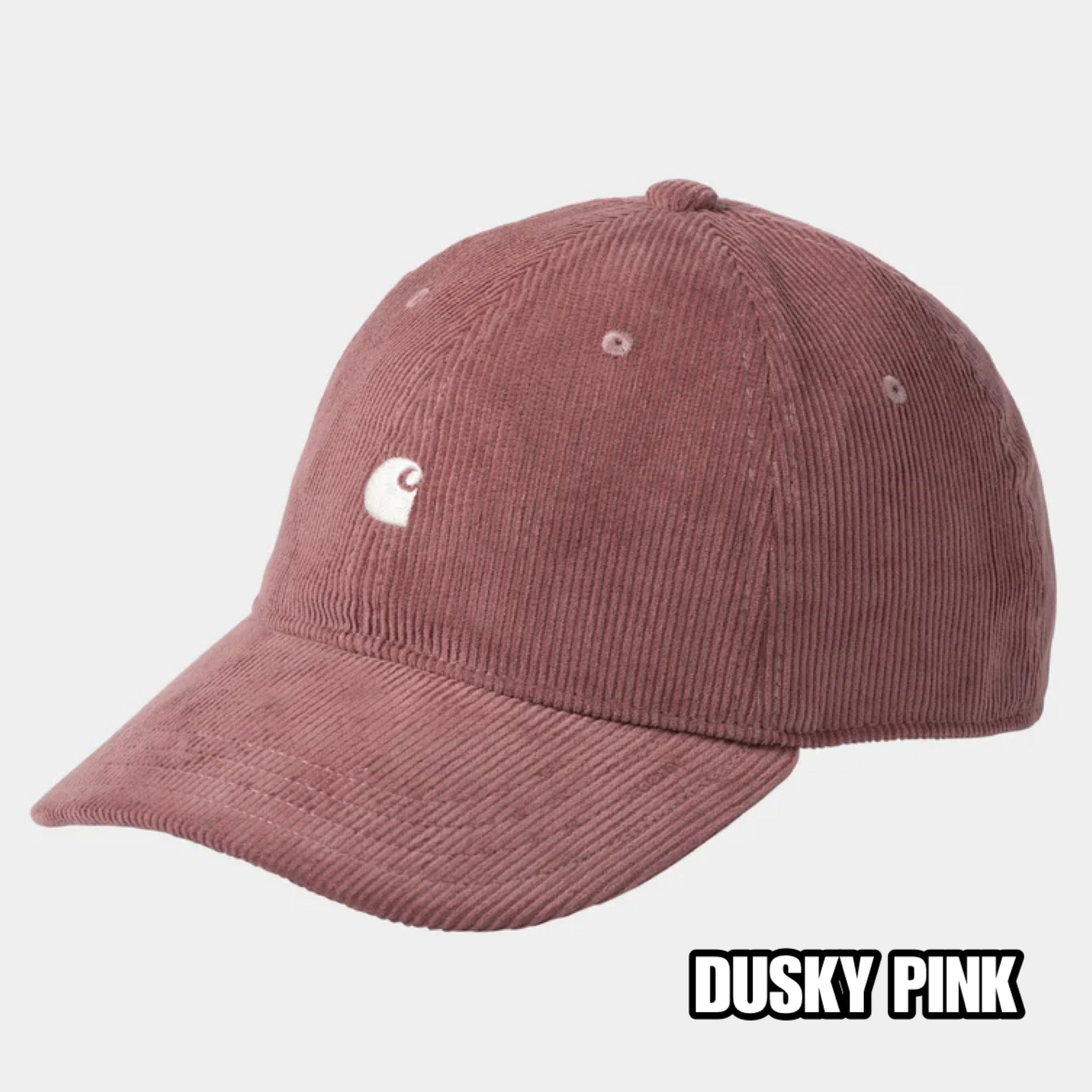 CARHARTT WIP HARLEM CAP, CORDUROY (DUSKY PINK)