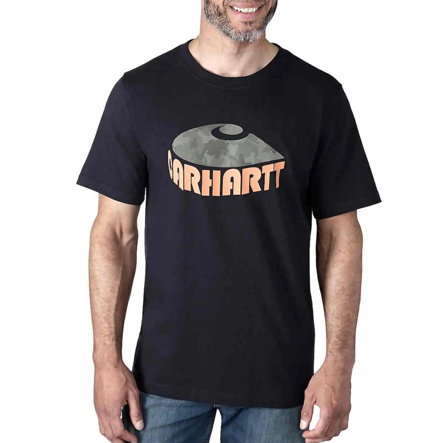 CARHARTT RELAXED FIT SHORT SLEEVE CAMO C GRAPHIC