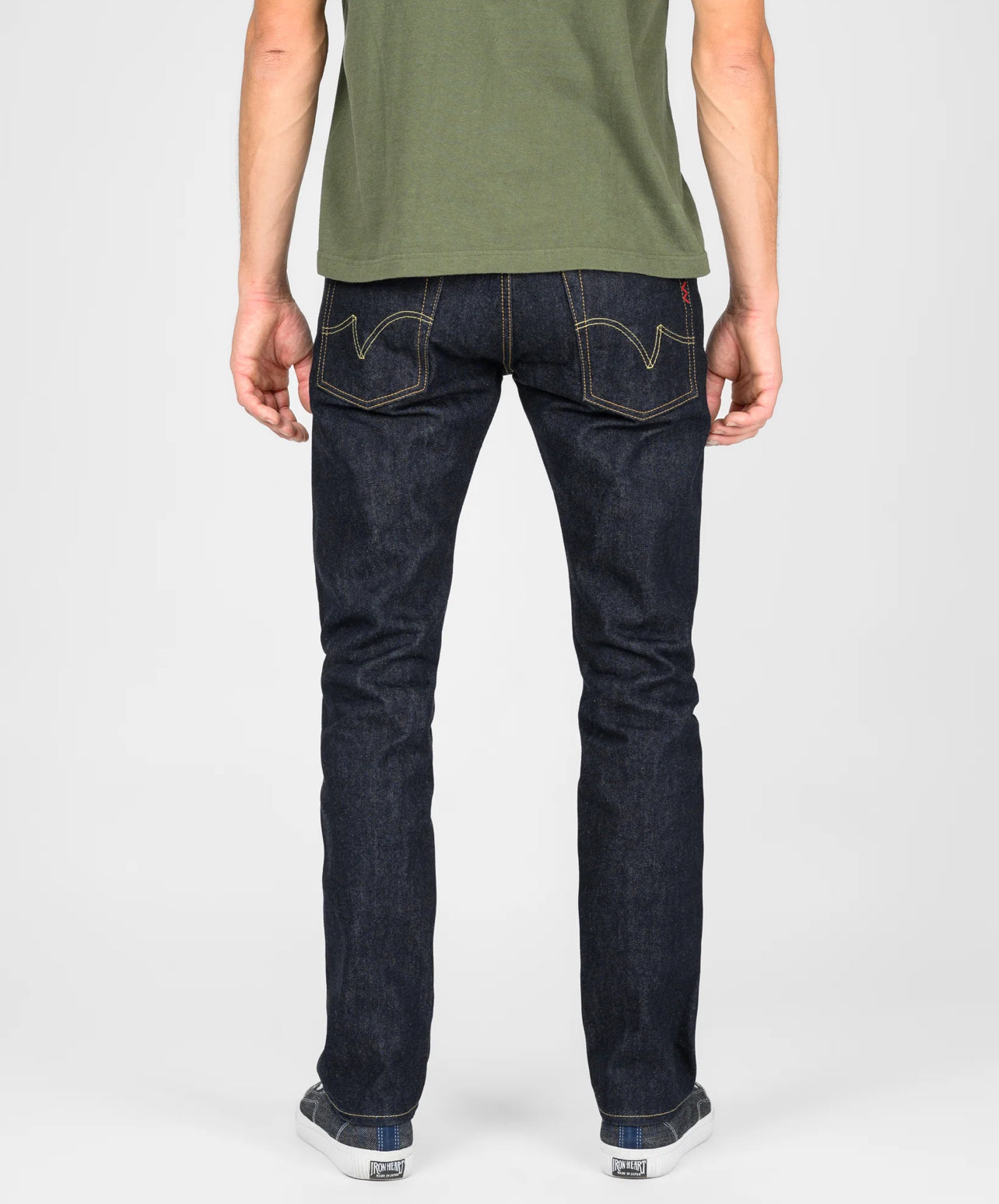 21oz Selvedge Denim Slim Straight Cut Jeans - Indigo (W38 ON TAG)