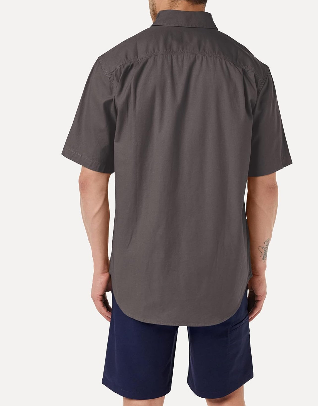 Carhartt Men's Rugged Flex Relaxed Fit Midweight Canvas Short-Sleeve workshirt