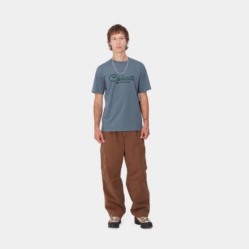 CARHARTT WIP PARADISE SCRIPT TSHIRT (POSITANO)