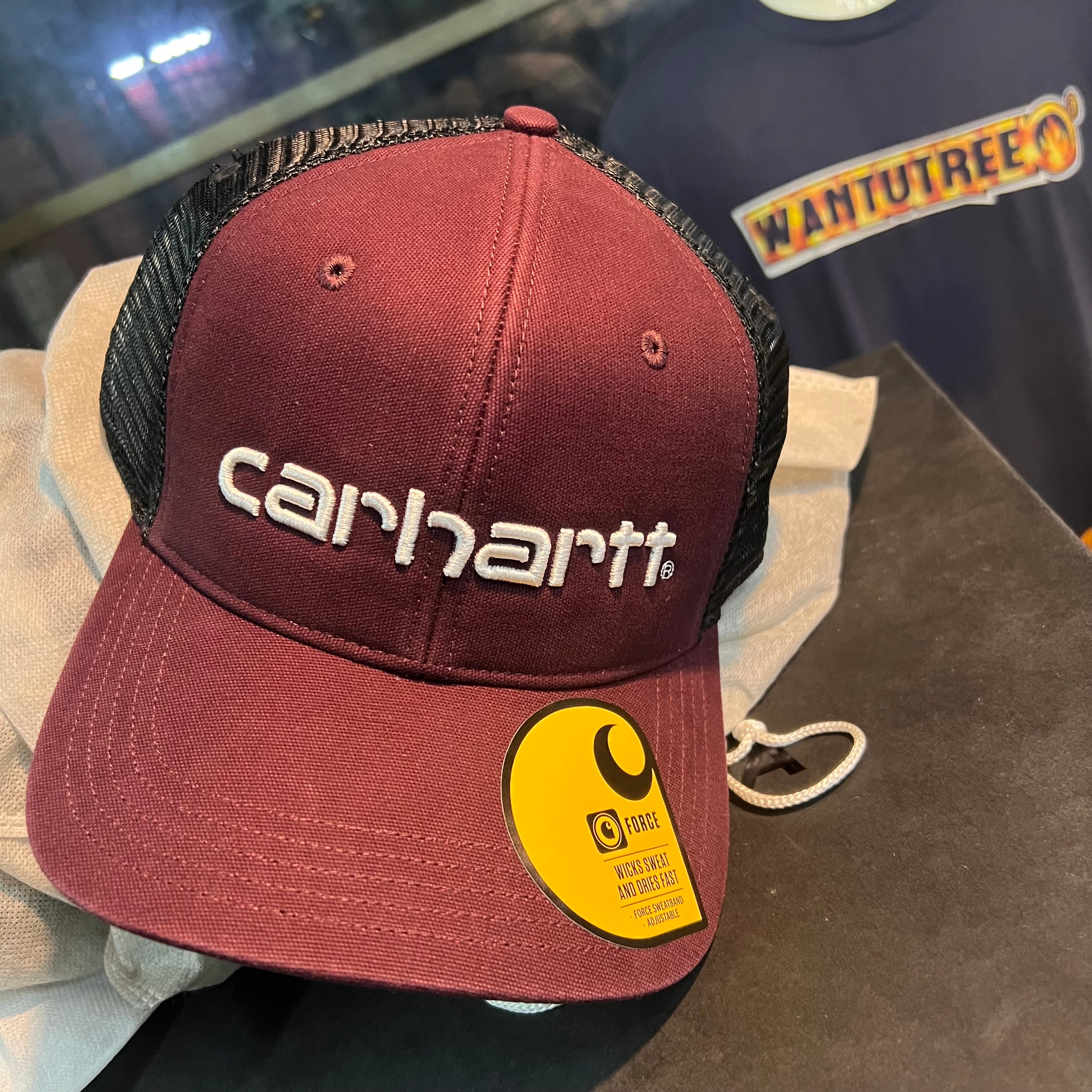 CARHARTT CANVAS MESHBACK LOGO GRAPHIC CAP (PORT)