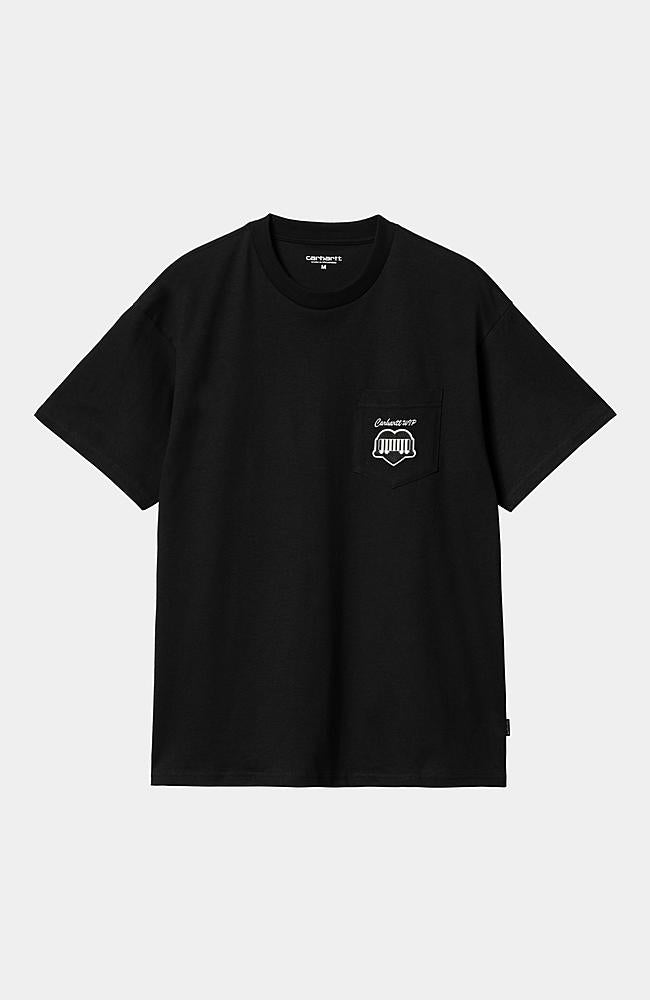 CARHARTT WIP HEART TRAIN POCKET TSHIRT (BLACK)