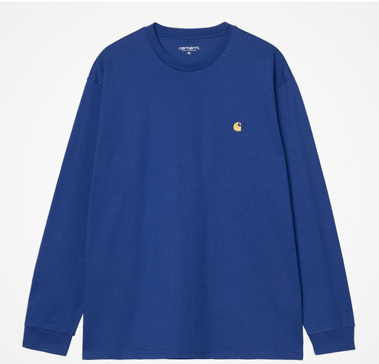 Carhartt WIP
Long sleeve Chase T-Shirt (Wolfsbane / Gold)