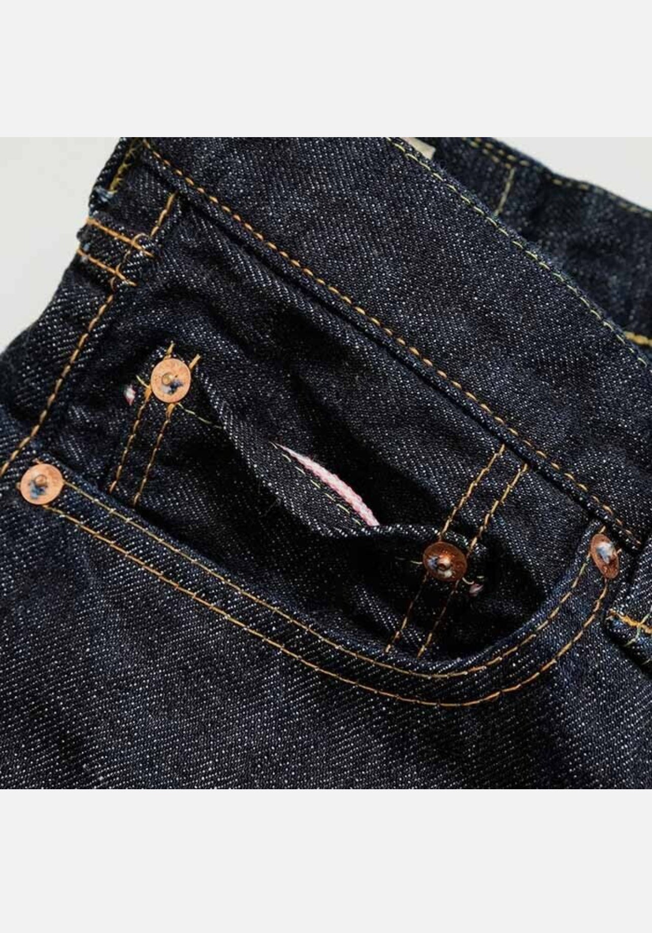 MOMOTARO JEANS 0105SP 15.7oz Selvedge Indigo Denim Narrow Tapered