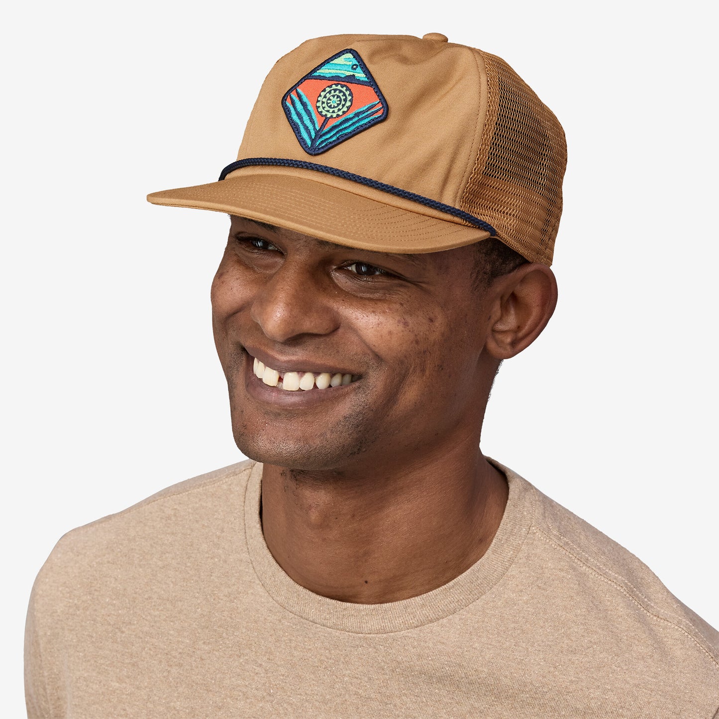 PATAGONIA AIRFARER HAT (SEEDLANDS: GRAYLING BROWN)