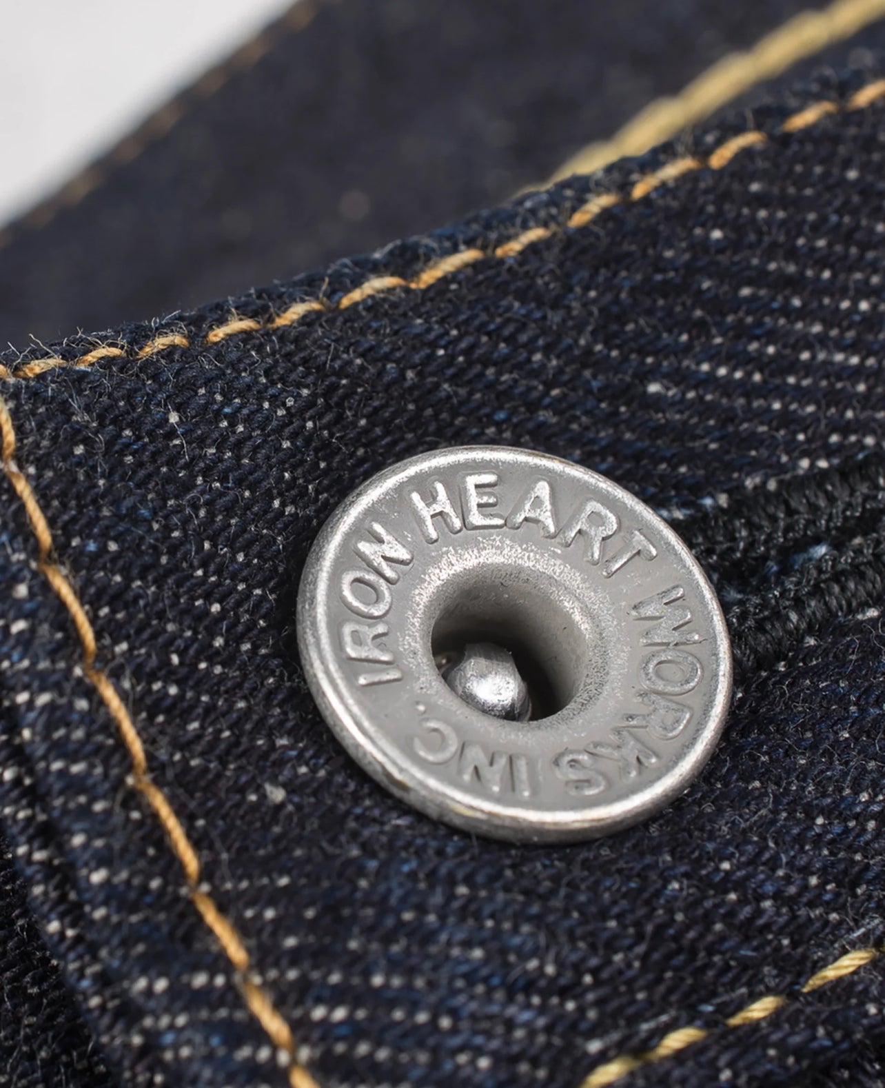 Iron Heart 634s 14oz Selvedge Denim Straight Cut Jeans - Indigo
