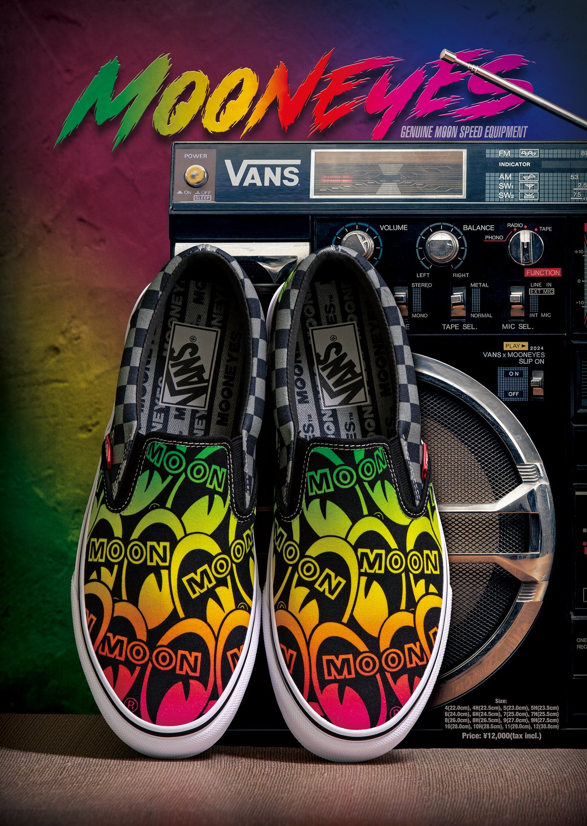 Vans X Mooneyes Yokohama hotrod