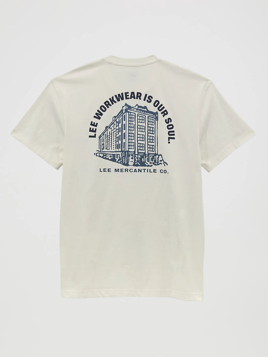 LEE MEN'S WORKWEAR MERCANTILE GRAPHIC TEE