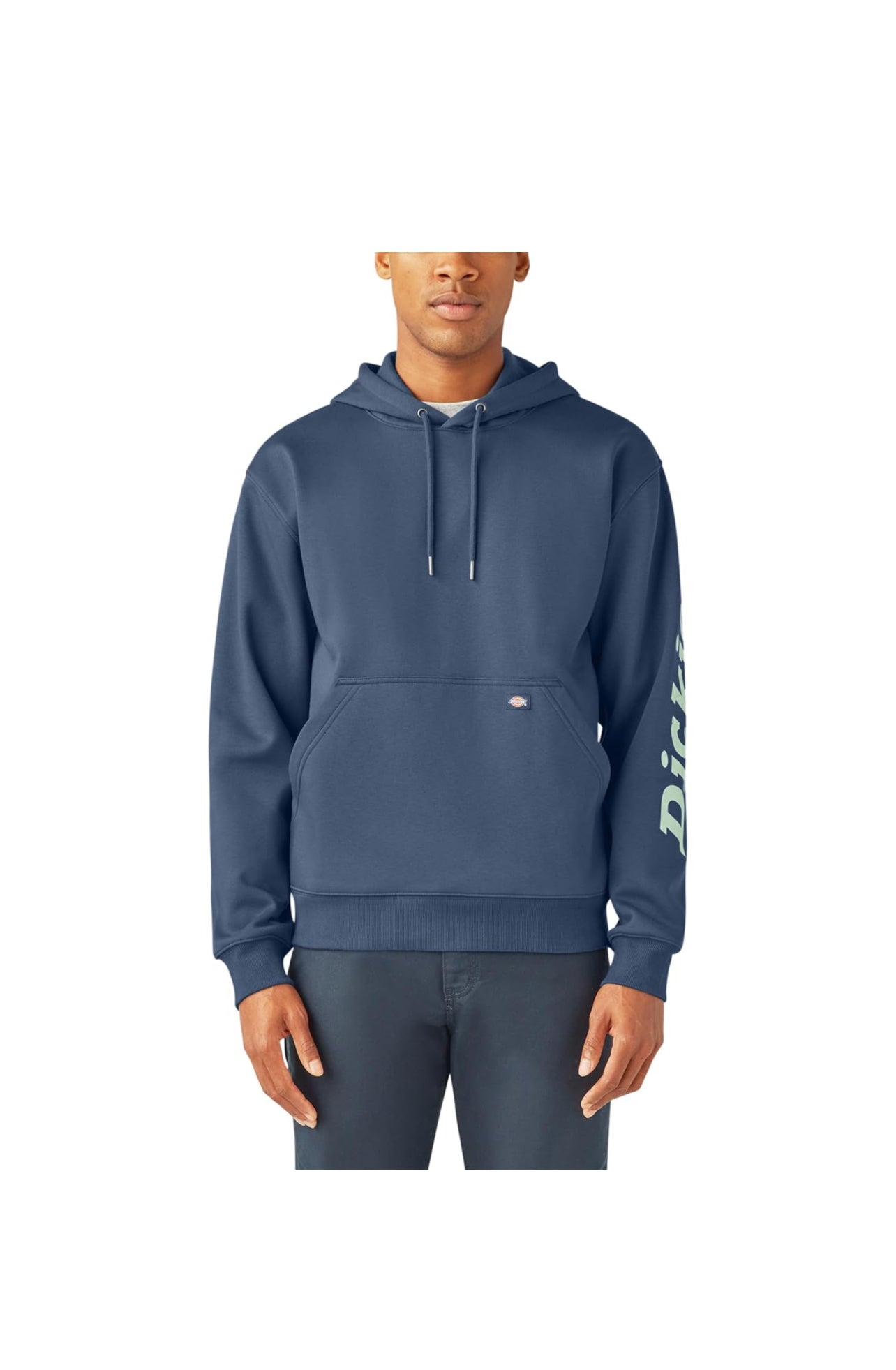 Dickies Men's Wordmark DWR Pullover Fleece (L PIT 23.5x27.5)