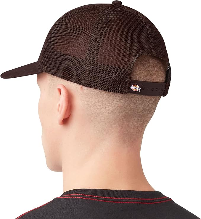 Dickies Men's Patch Logo Trucker Cap Brown