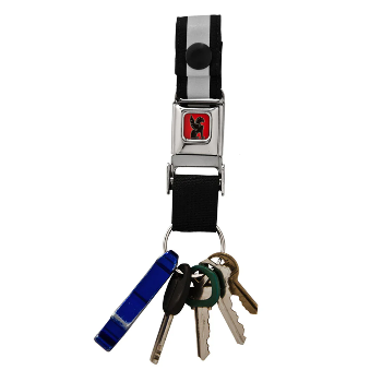 CHROME INDUSTRIES MINI BUCKLE KEYCHAIN (SILVER BUCKLE)