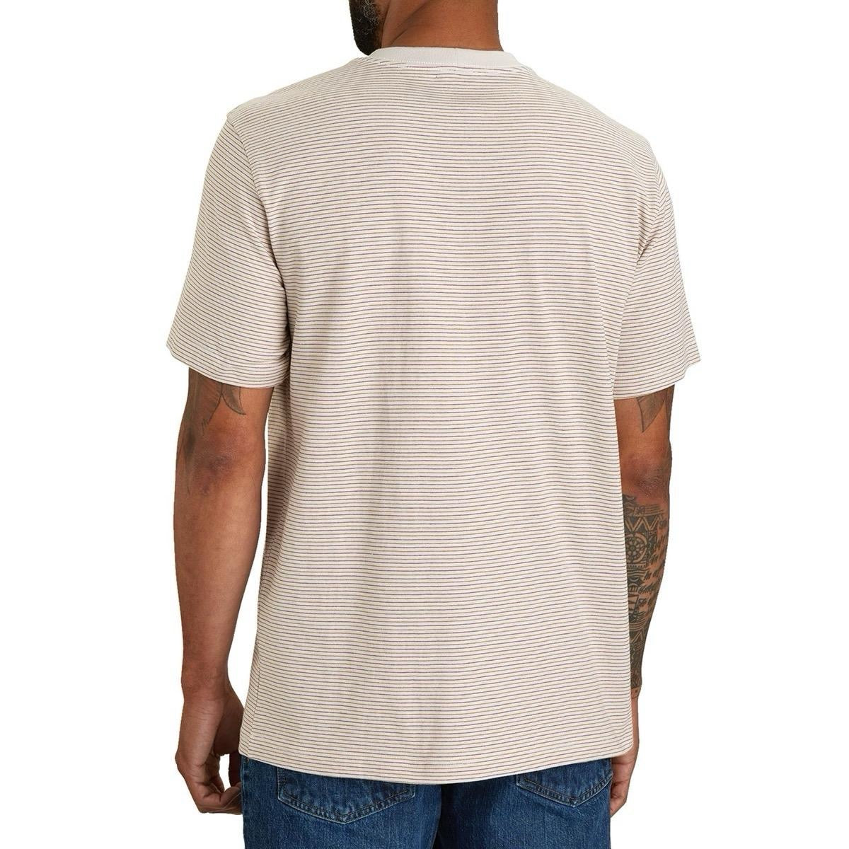 CARHARTT RELAXED FIT SHORT SLEEVE POCKET TSHIRT (MALT STRIPE)