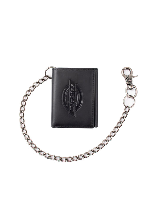 DICKIES TRIFOLD CHAIN WALLET (BALCK)
