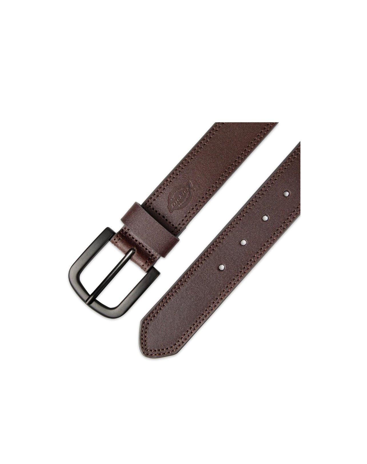Dickies Men's Casual Leather Belt Brown