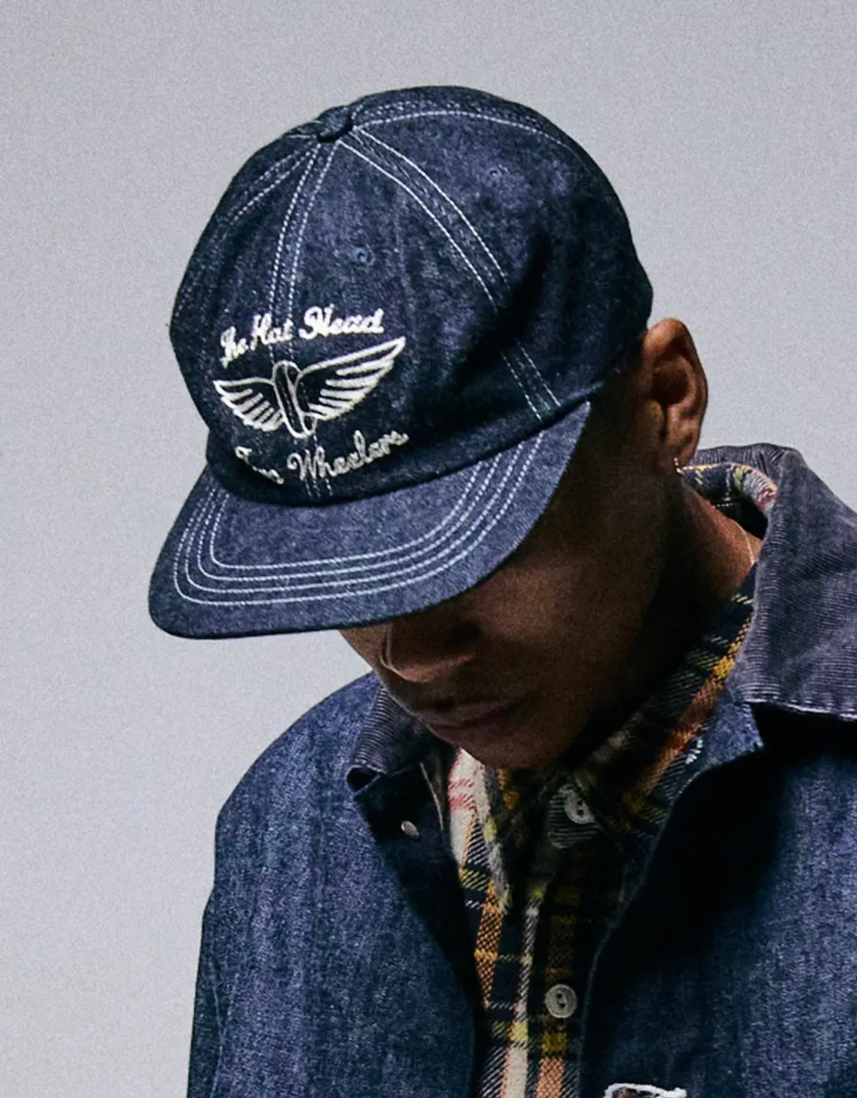 2wheeler The Flat Head Cap (indigo)