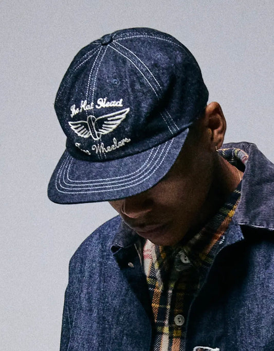 2wheeler The Flat Head Cap (indigo)