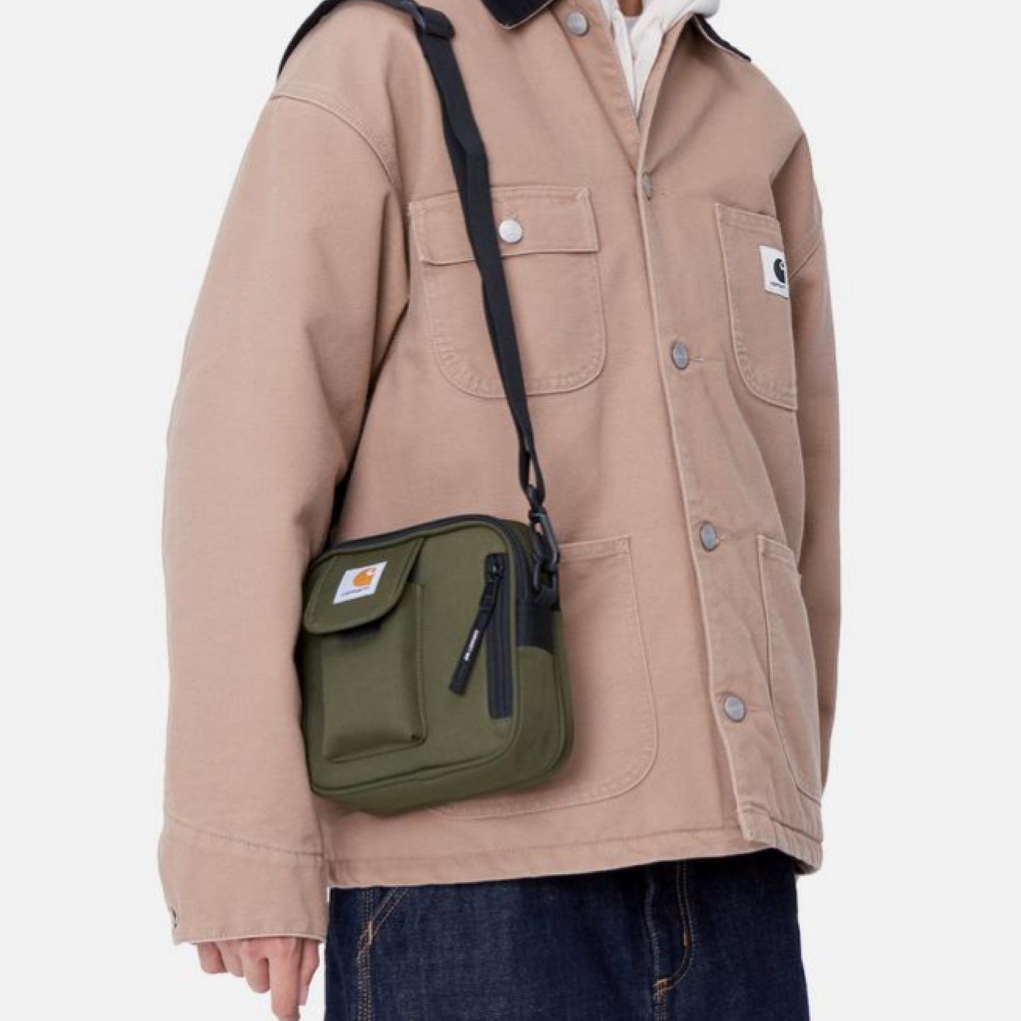 CARHARTT WIP ESSENTIALS BAG SMALL (OFFICE GREEN)
