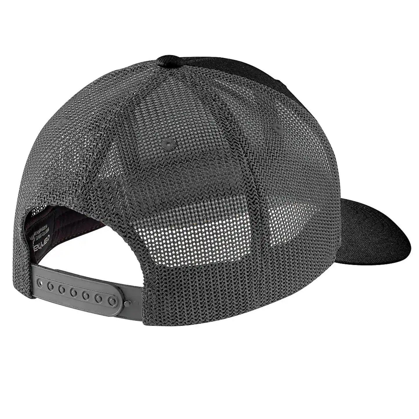 CARHARTT CANVAS MESHBACK BUILT PATCH CAP (BLACK)