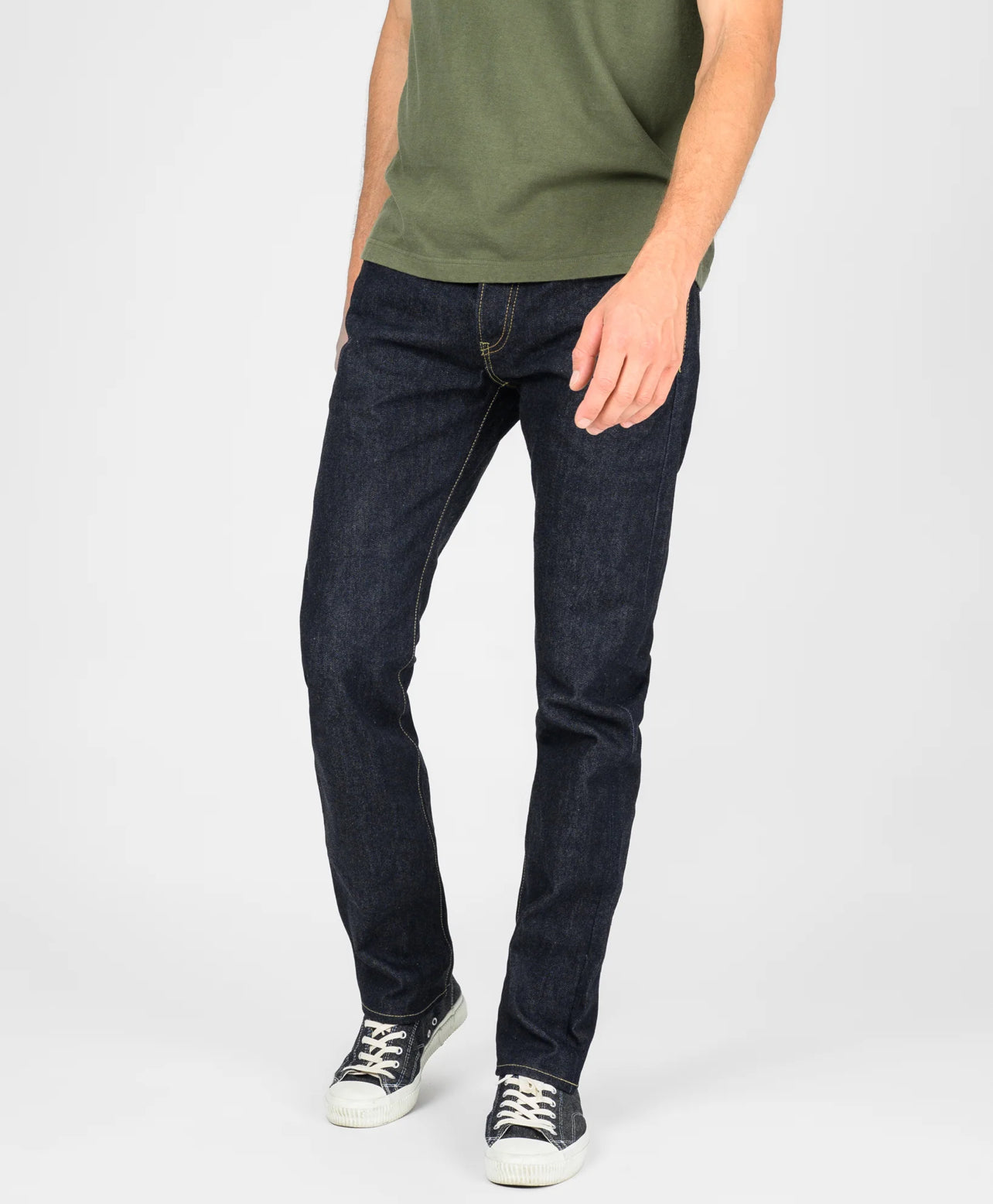 21oz Selvedge Denim Slim Straight Cut Jeans - Indigo (W38 ON TAG)