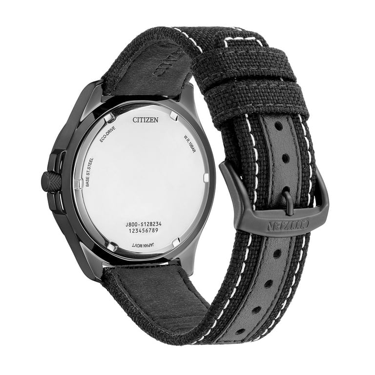 CITIZEN ECO DRIVE BLACK DIAL MEN’S WATCH (AW0115-03E)