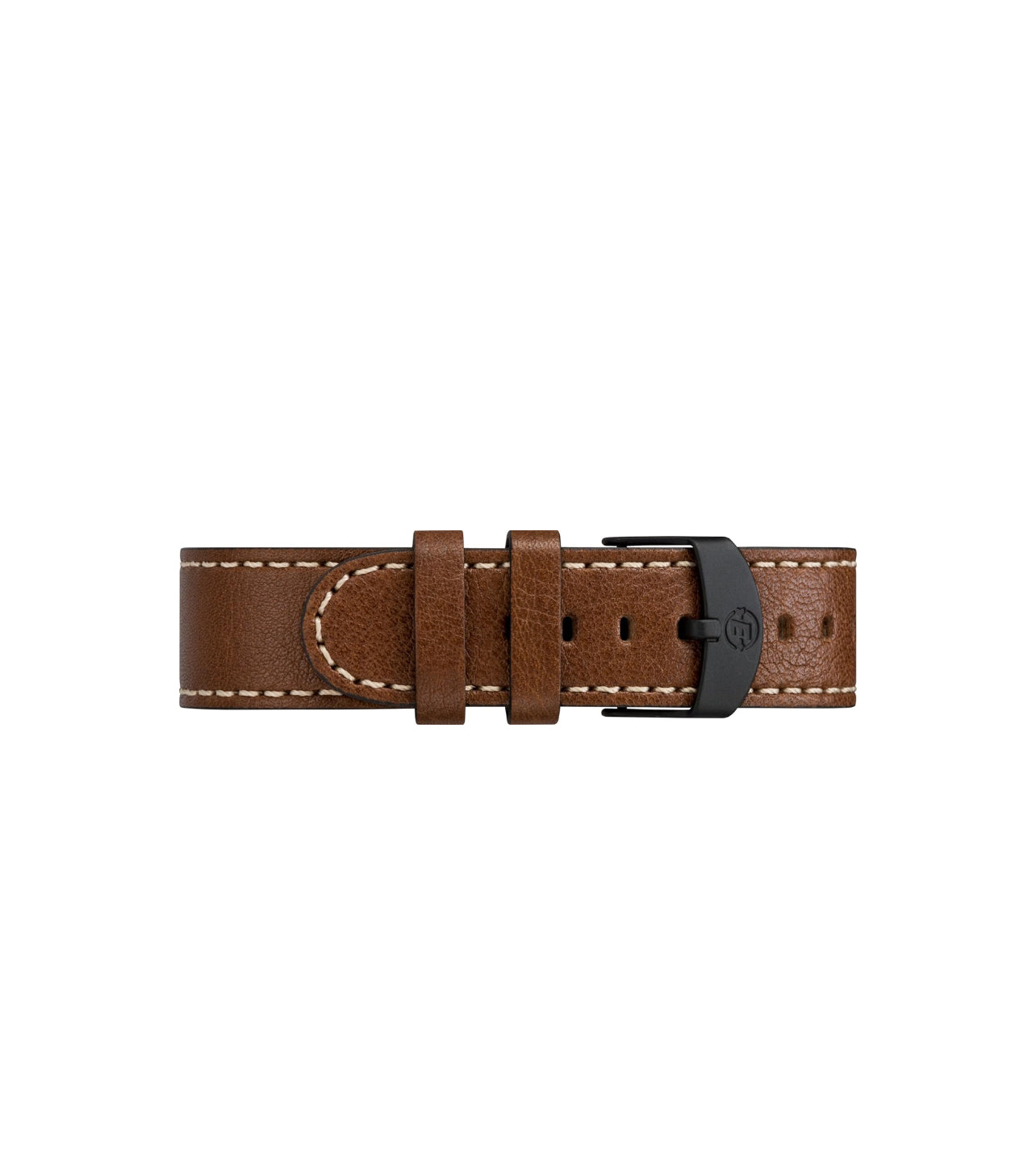 Timex Men's Expedition Scout 43mm Watch – Black Dial & Case with Brown Leather Strap