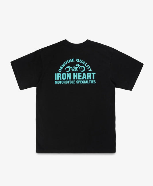 IRON HEART CREW NECK TSHIRT BLACK