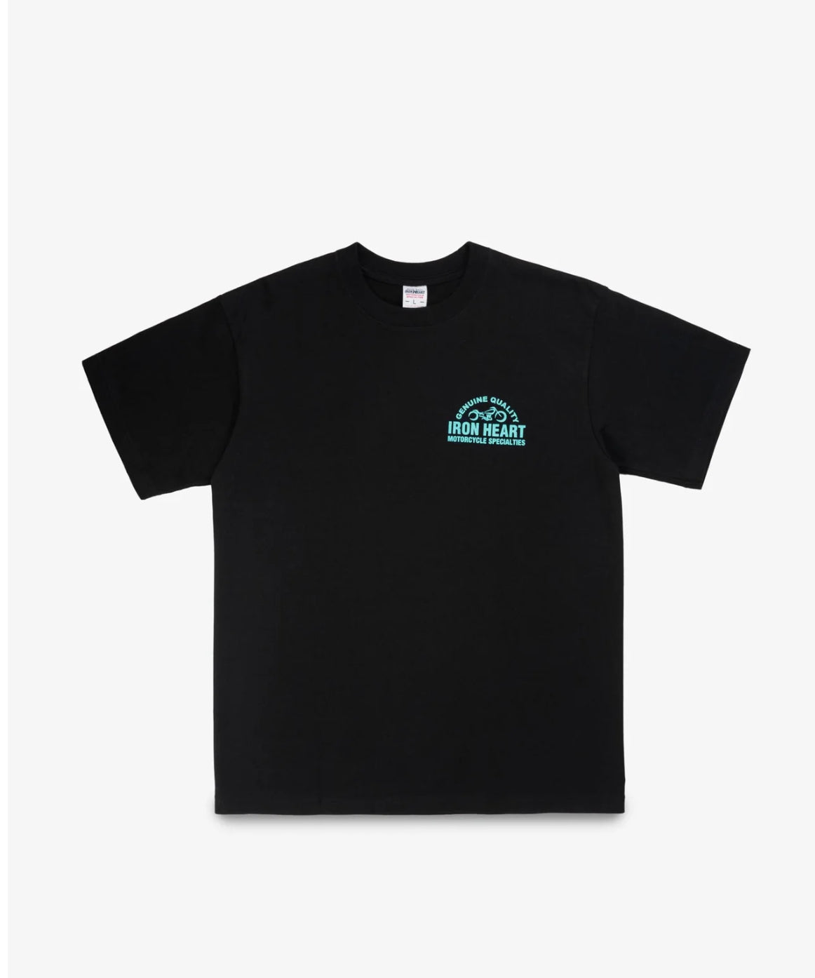 IRON HEART CREW NECK TSHIRT BLACK