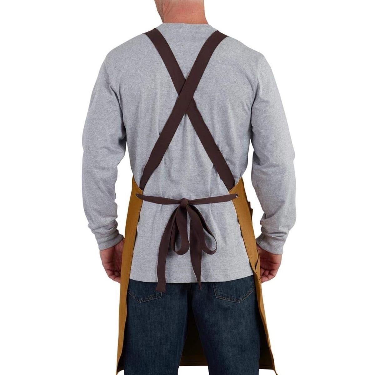CARHARTT FIRM DUCK APRON (BROWN)– Wilayah Port Sidai MY