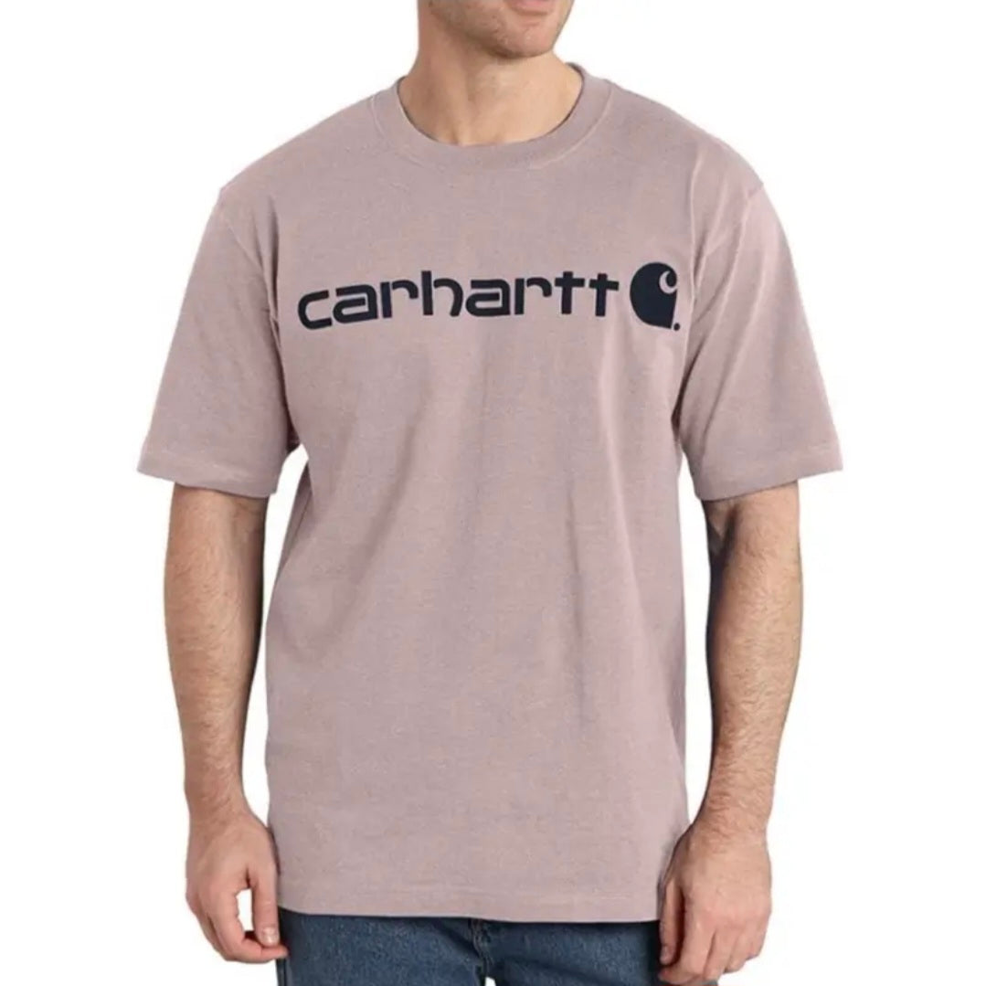 CARHARTT LOOSE FIT HEAVYWEIGHT SHORT SLEEVE LOGO GRAPHIC TSHIRT