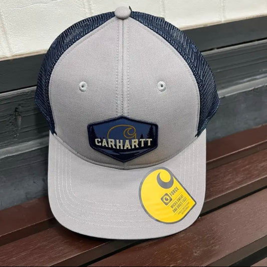 CARHARTT CANVAS MESHBACK OUTDOOR PATCH CAP (ASPHALT)