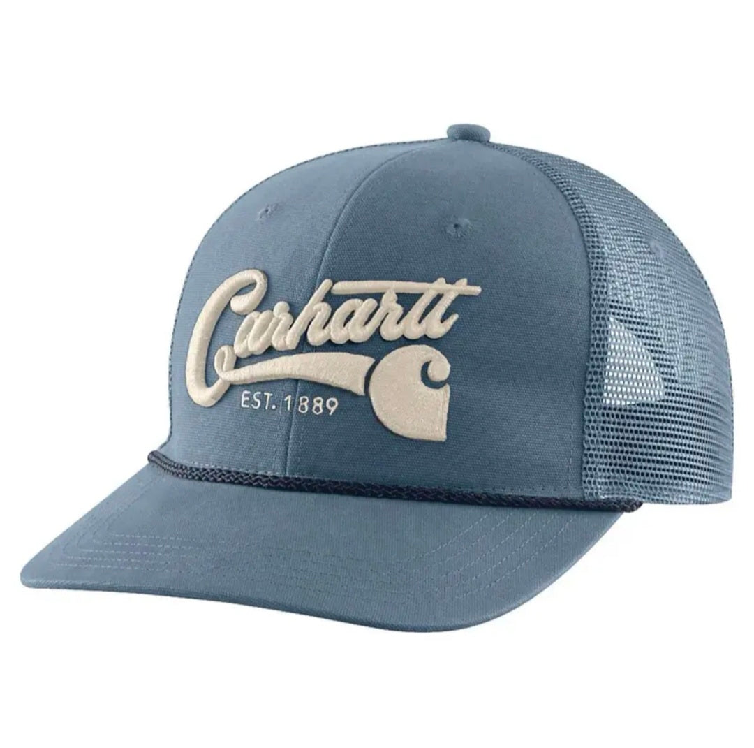 CARHARTT CANVAS MESHBACK
SCRIPT CAP (THUNDERCLOUD)