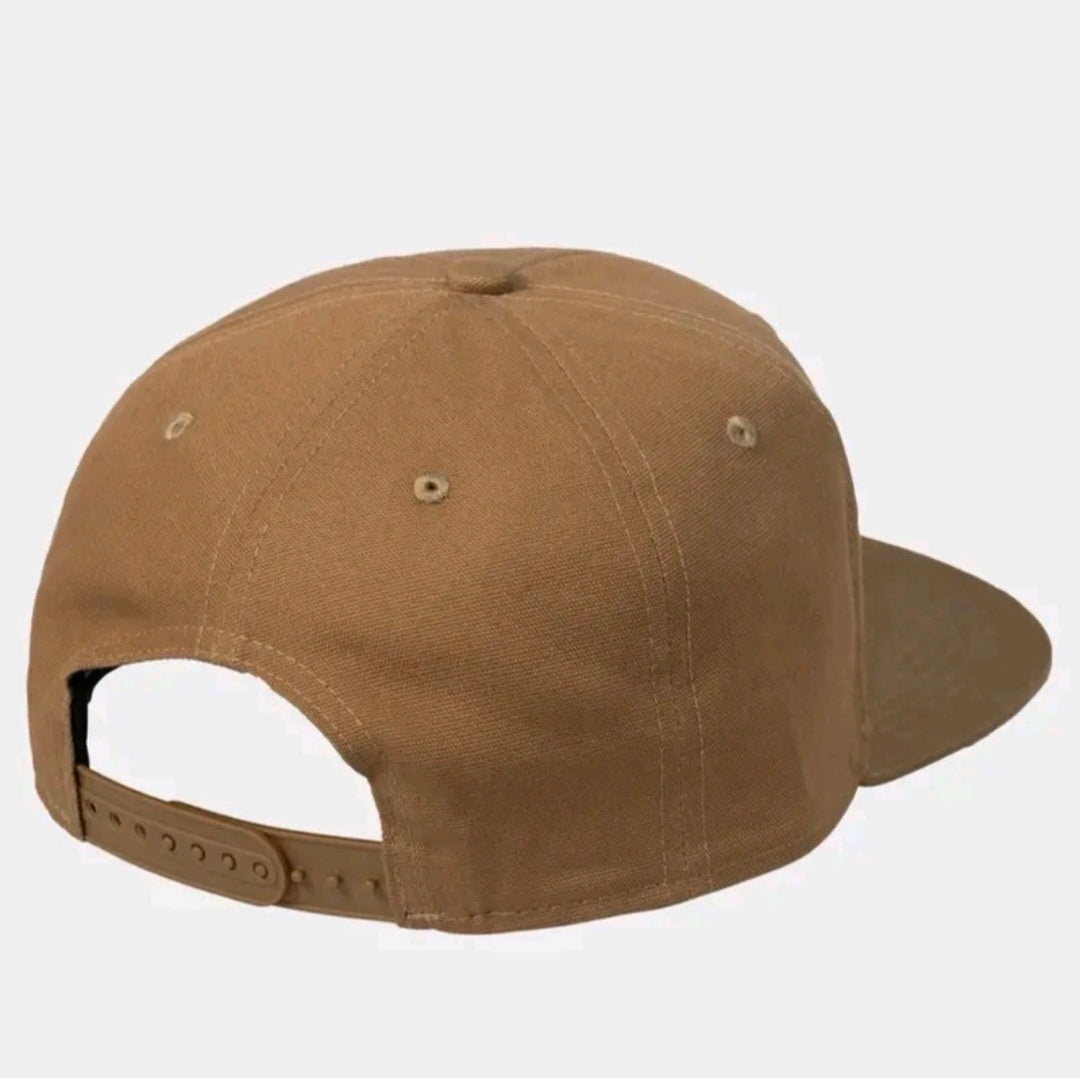 CARHARTT WIP LOGO CAP (HAMILTON BROWN)