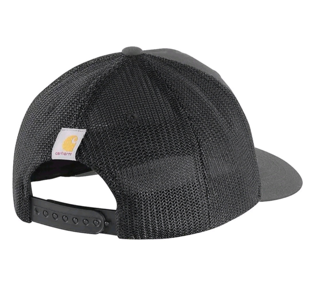 CARHARTT RUGGED FLEX CANVAS
MESHBACK 1889 PATCH CAP (GRAVEL)