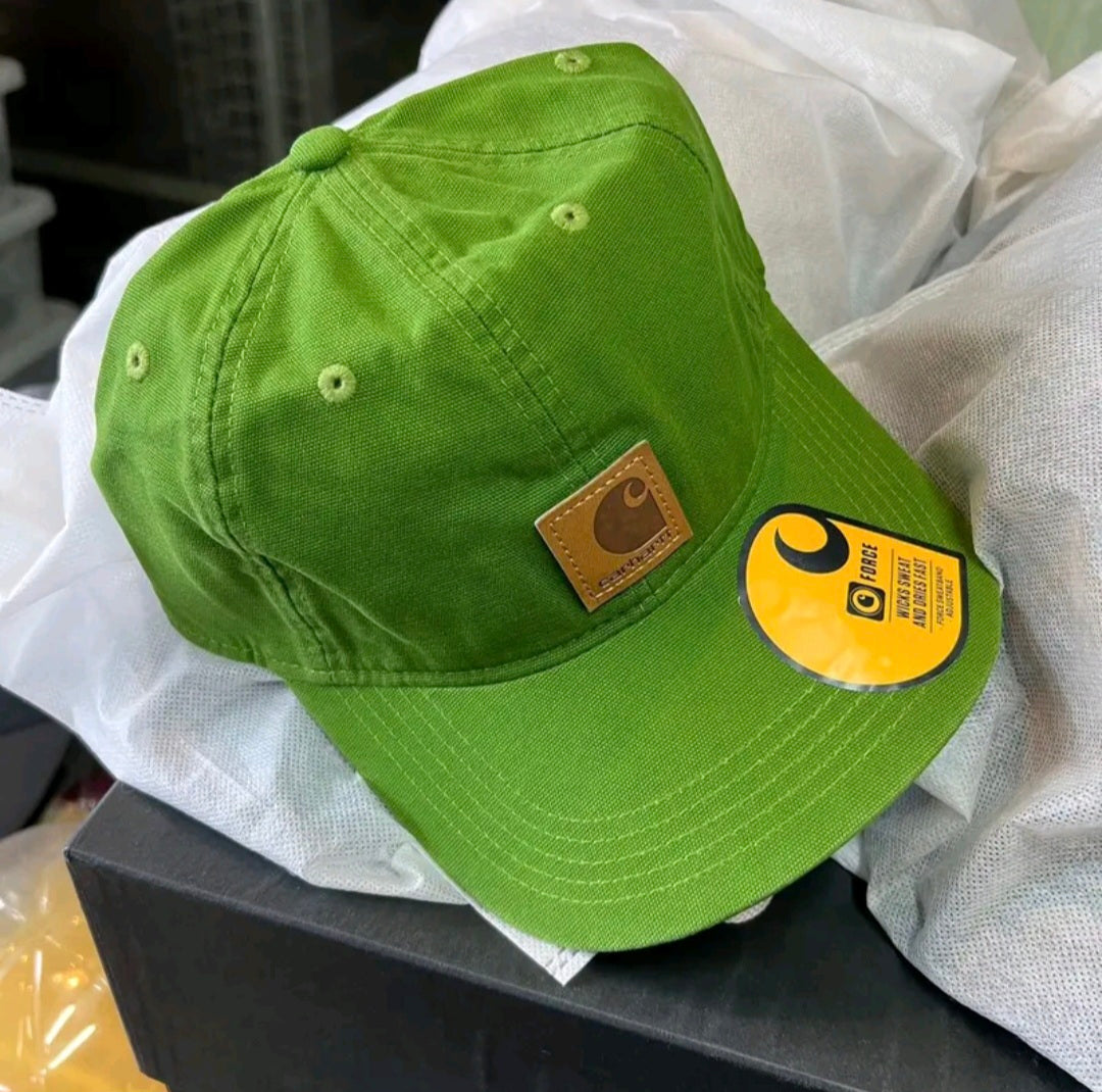 CARHARTT CANVAS CAP (ARBORVITAE)