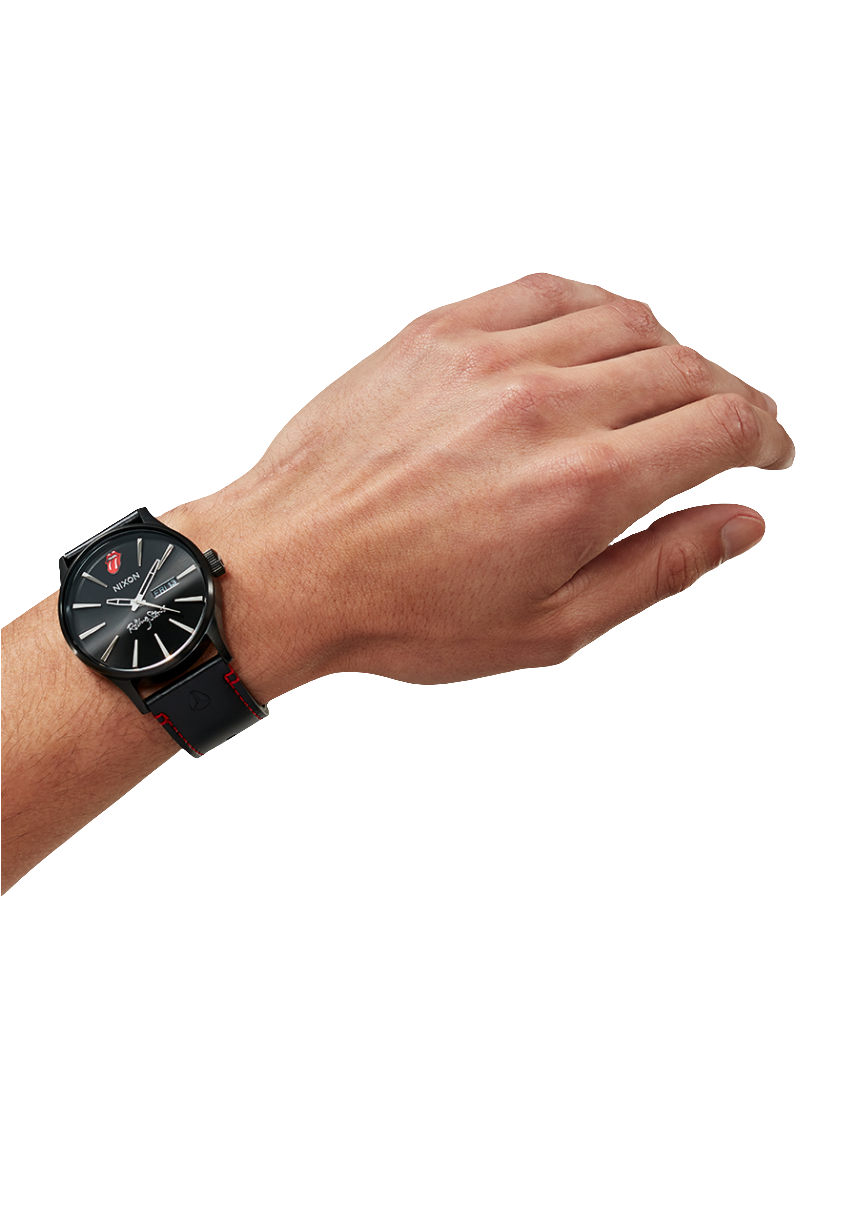 NIXON SENTRY LEATHER x ROLLING STONES (LIMITED EDITION COLLAB)