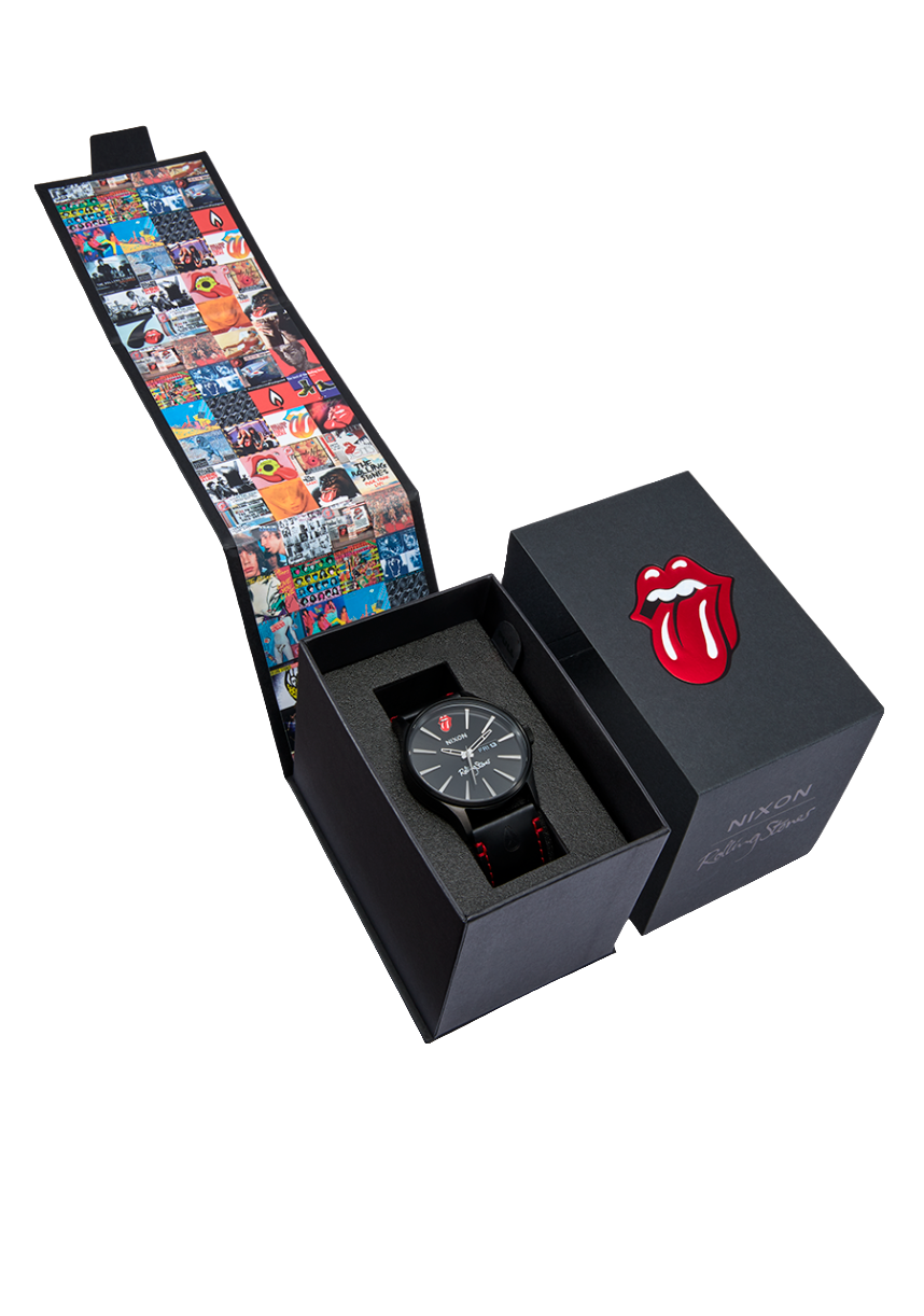 NIXON SENTRY LEATHER x ROLLING STONES (LIMITED EDITION COLLAB)
