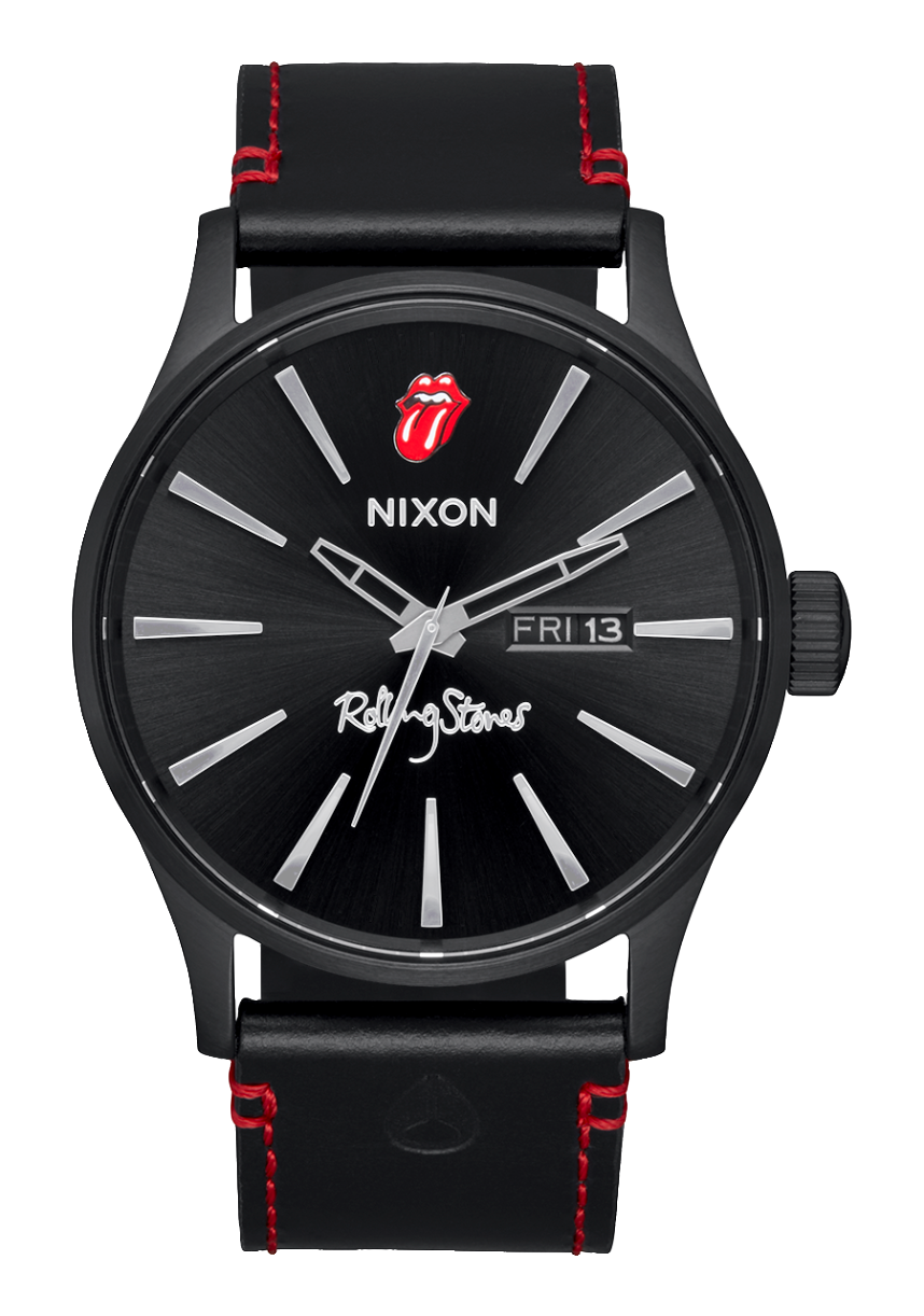 NIXON SENTRY LEATHER x ROLLING STONES (LIMITED EDITION COLLAB)